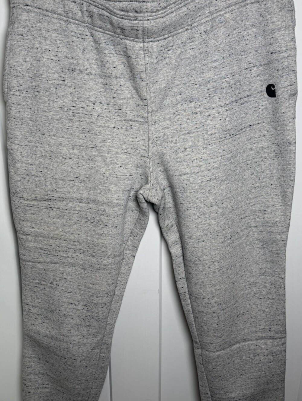 Carhartt Womens XL Relaxed Fit Fleece Joggers Gray Heather 105510 BN5510-W